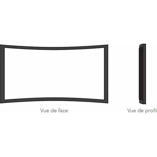 Lumene Movie Palace UHD 4K Curve 240C (16:9) - Écran de projection fixe