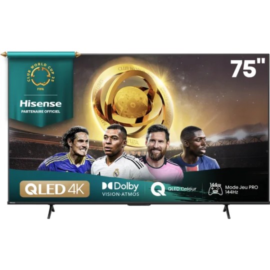 Hisense 75E7Q Pro 2025 - TV QLED 189cm