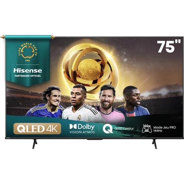 Hisense 75E7Q Pro 2025 - TV QLED 189cm