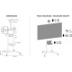 Norstone Vision One - Support sur roulettes