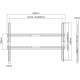 Norstone Fix 3780 - Support mural fixe