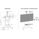 Norstone Vision Max - Support sur roulettes