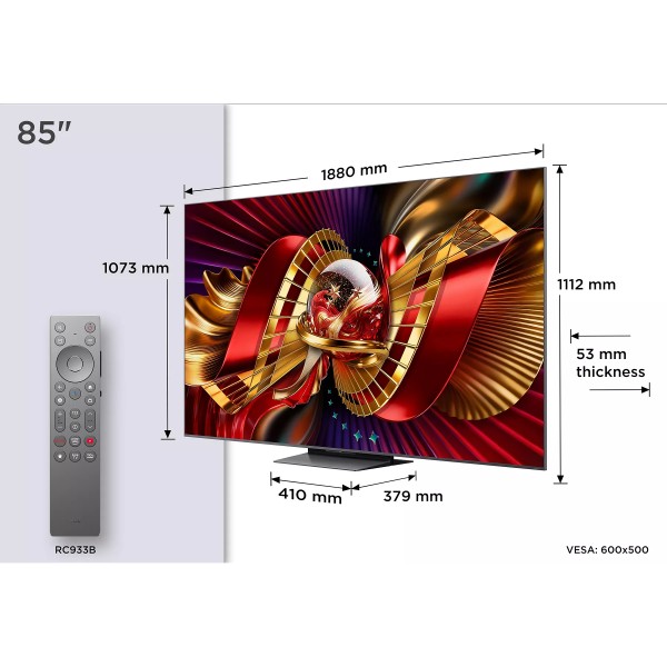 TCL 85C8L 2026 - TV Mini Led 215 cm