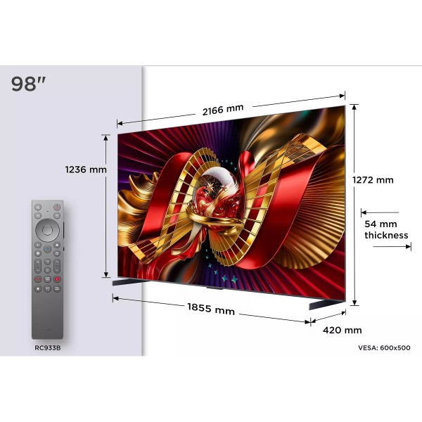 TCL 98C8L 2026 - TV Mini Led 248 cm