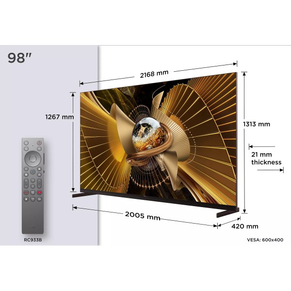 TCL 98X11L 2026 - TV Mini Led 248 cm