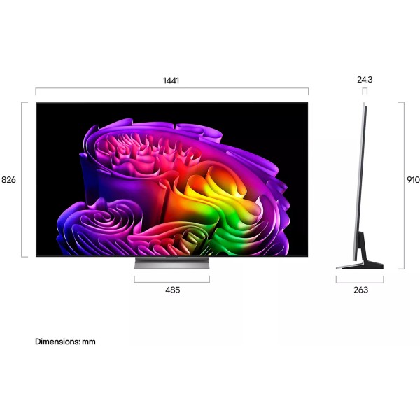 LG OLED65G6LS 2026 - TV OLED 4K 165CM avec pied inclus