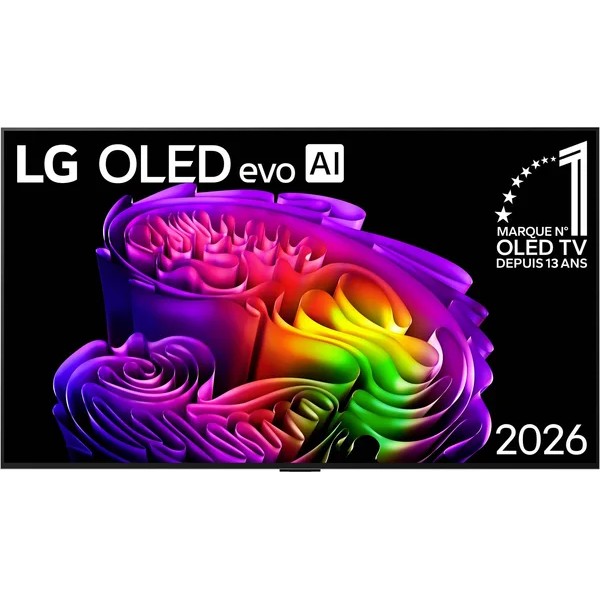 LG OLED55G6 2026 - TV OLED 4K 139CM avec support mural inclus