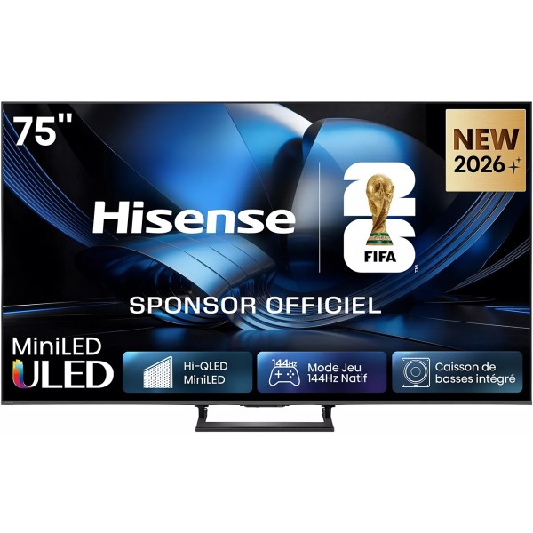 HISENSE 75U7SE 2026 - TV MINILED 4K 2026