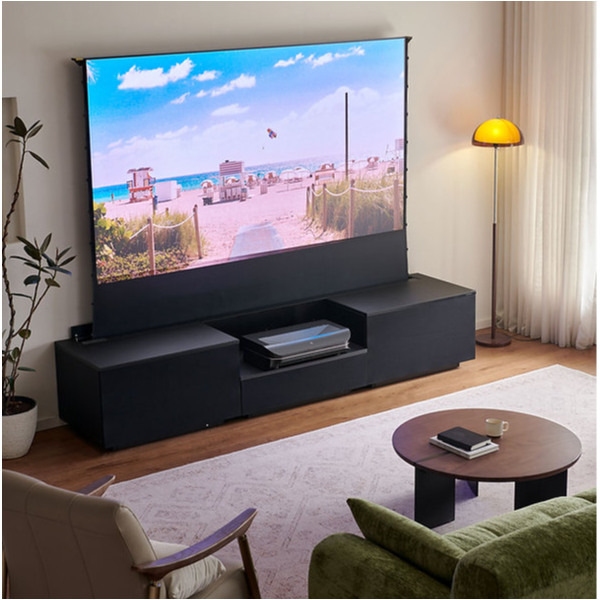 Norstone Eden Vision 270 - Meuble pour vidéoprojecteur ultra courte focale + Ecran EDEN Extra - 120" Bright