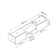 Norstone Eden Vision 240 - Meuble pour vidéoprojecteur ultra courte focale + Ecran EDEN Extra Bright - 100"