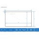 Lumene Movie Palace Fresnel Ultra Slim UST 240C (100") - Écran de projection fixe