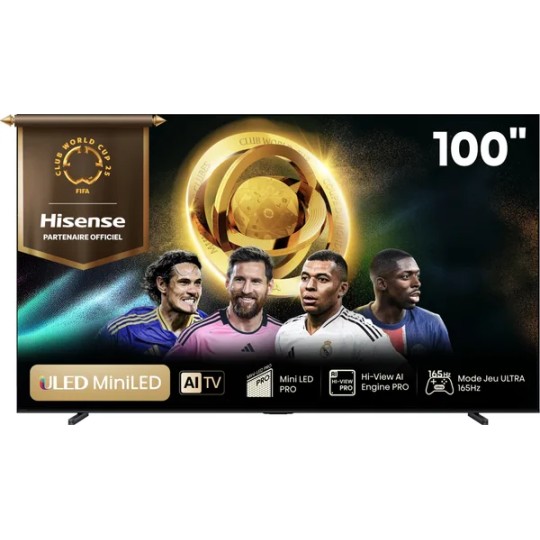 HISENSE 100U7Q PRO 2025 - TV Mini Led 253cm