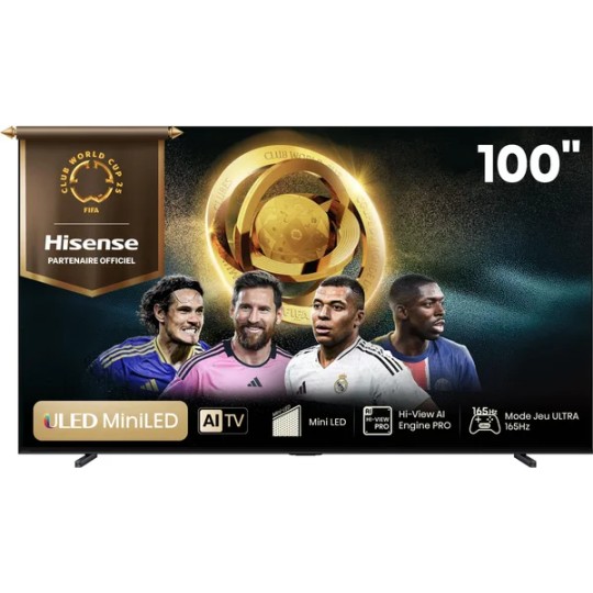 HISENSE 100U7Q  2025 - TV Mini Led 253cm