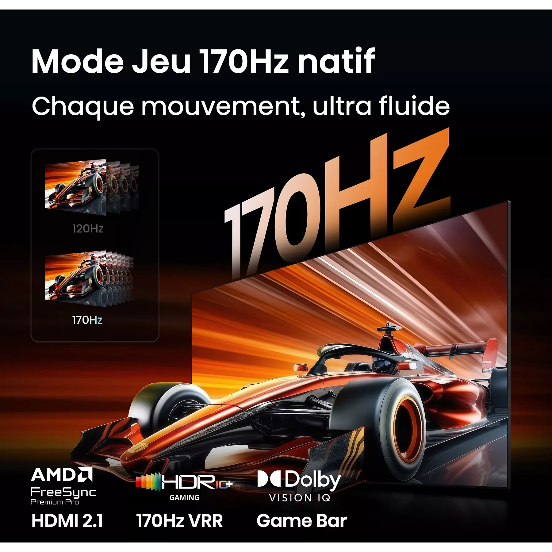 Technologie RGB MiniLED Hisense UR9S