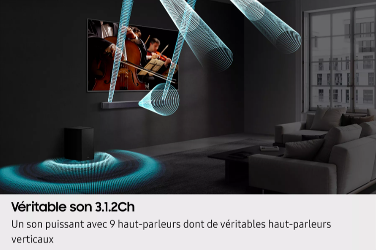 Configuration audio Samsung HW-Q600H