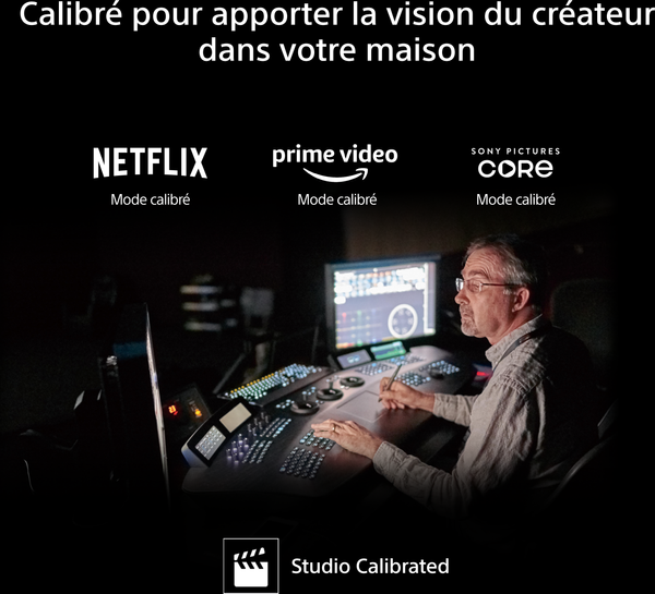 Luminosité et contraste Sony BRAVIA 7 II