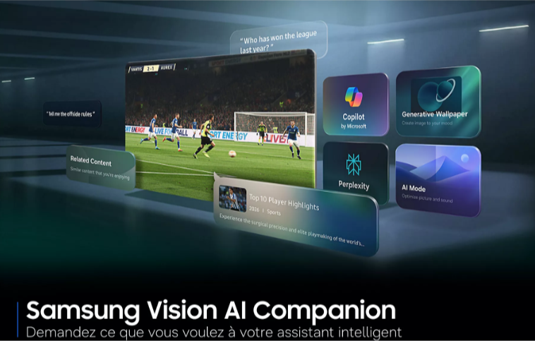 Samsung Vision AI et Tizen Smart TV