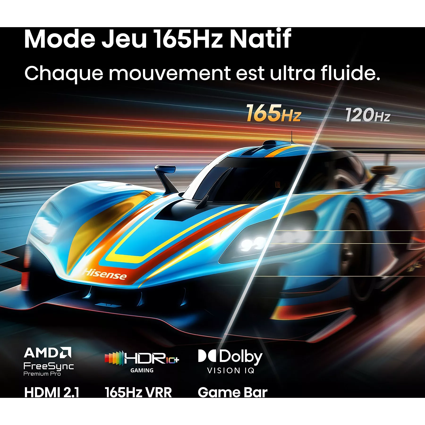Luminosité HDR Hisense U7S Pro Mini LED